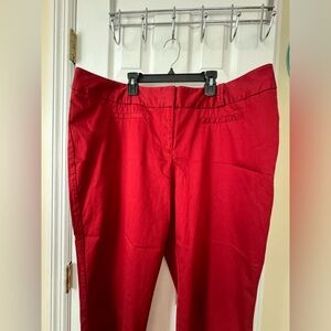 Worthington Vibrant Red Women's Trousers